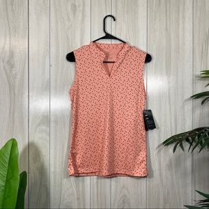 NEW Nike Printed Dri-Fit Sleeveless Victory Blade Polo size S Small NWT